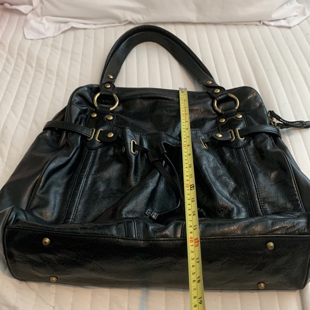 Kate Landry Extra Large Leather Tote - Picture 3 of 9